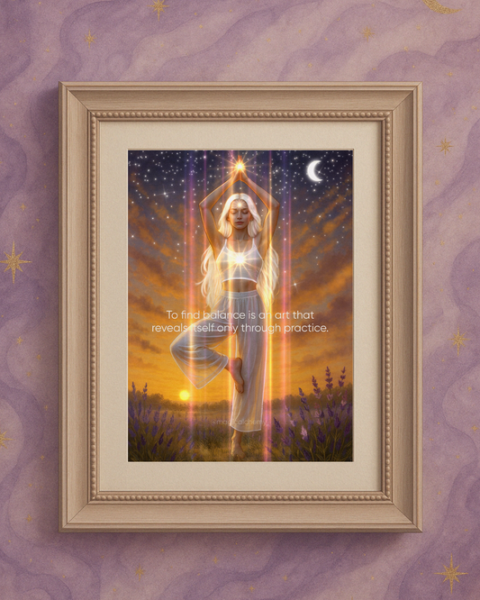 To Find Balance - Art Print