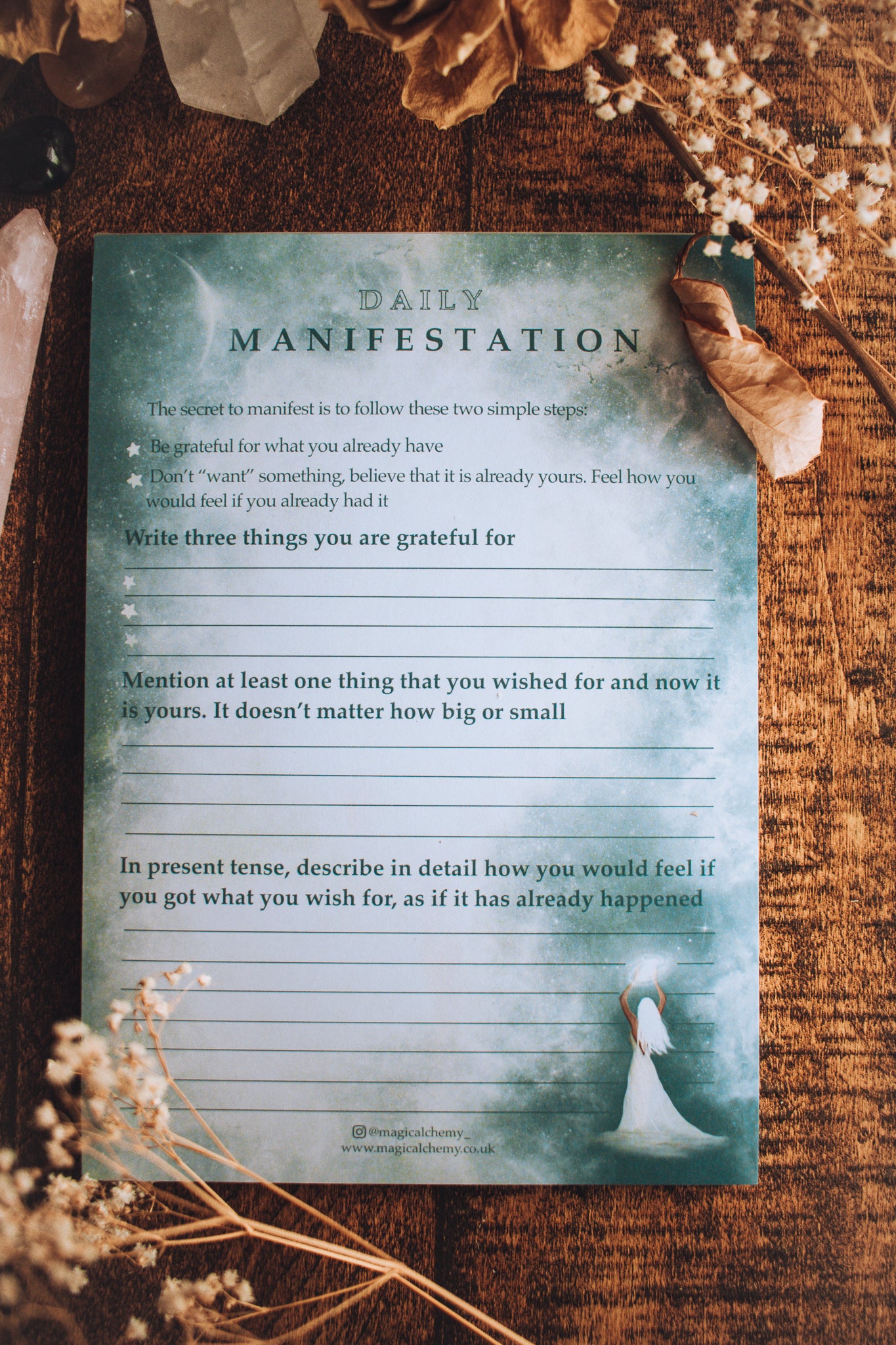 Daily Manifestation Notepad