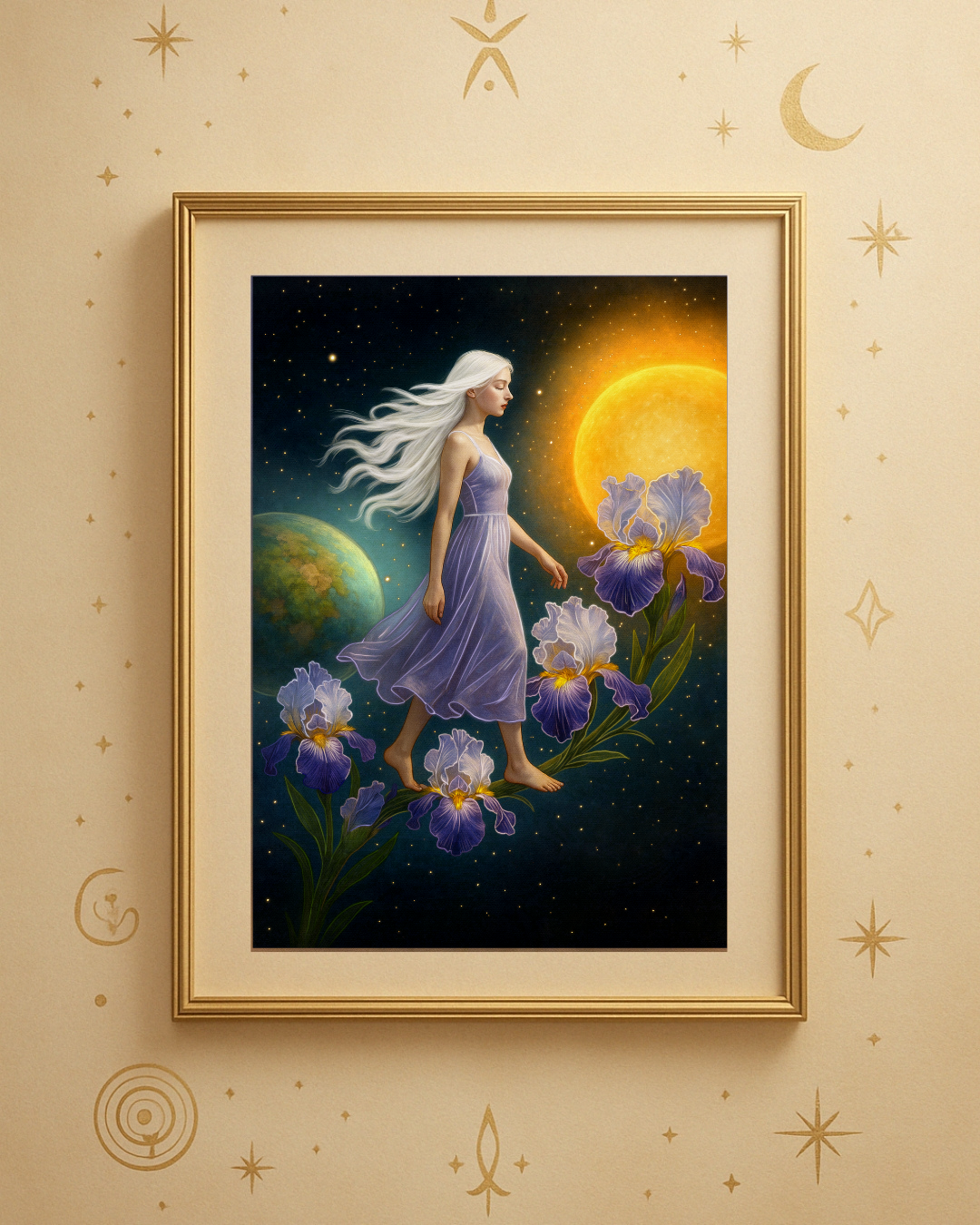 Alchemical Garden - Iris - Art Print