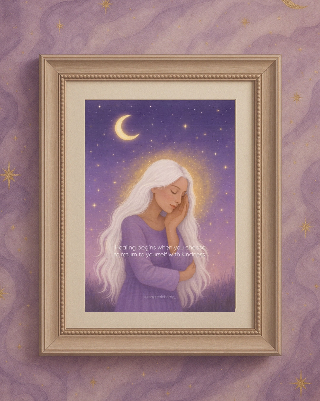 Return to Yourself with Kindness - Art Print