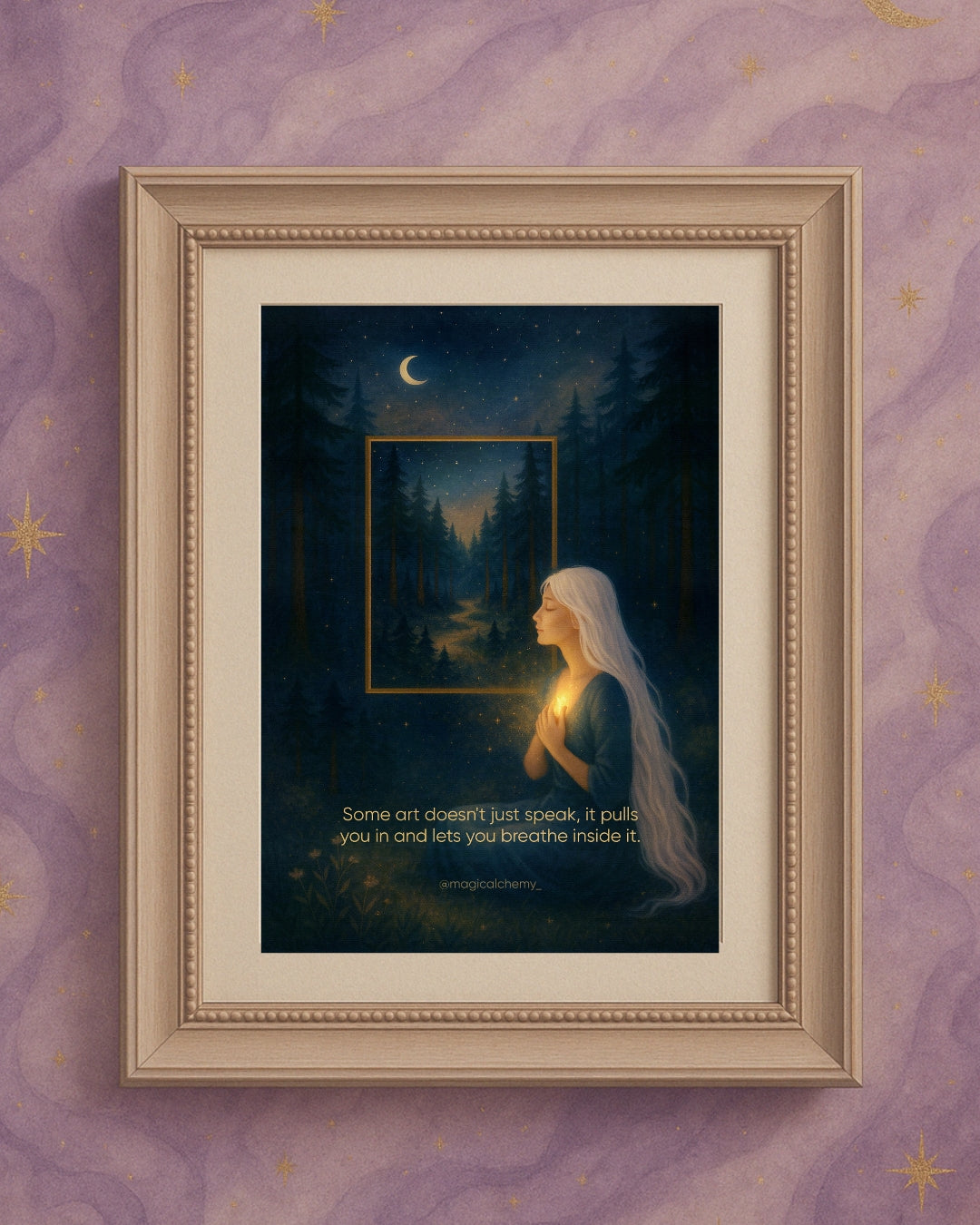 Art Doesn't Just Speak - Art Print