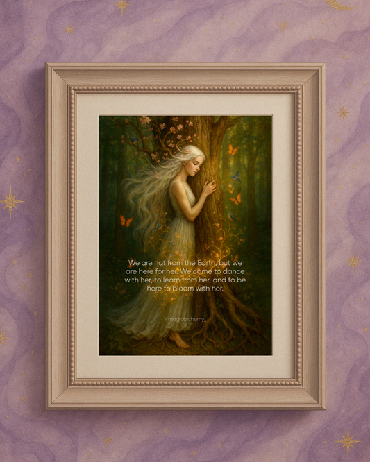 Bloom with the Earth - Art Print