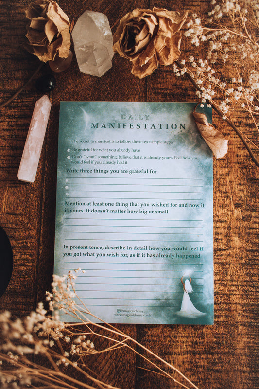 Daily Manifestation Notepad