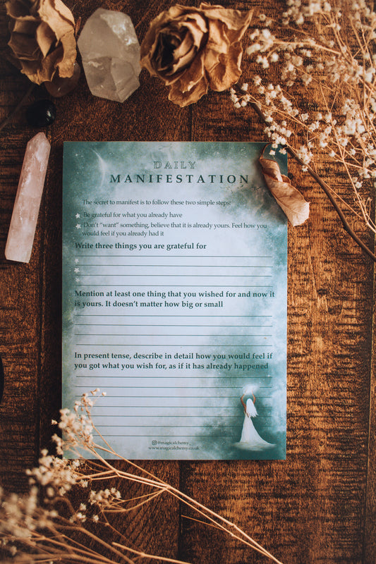 Daily Manifestation Notepad