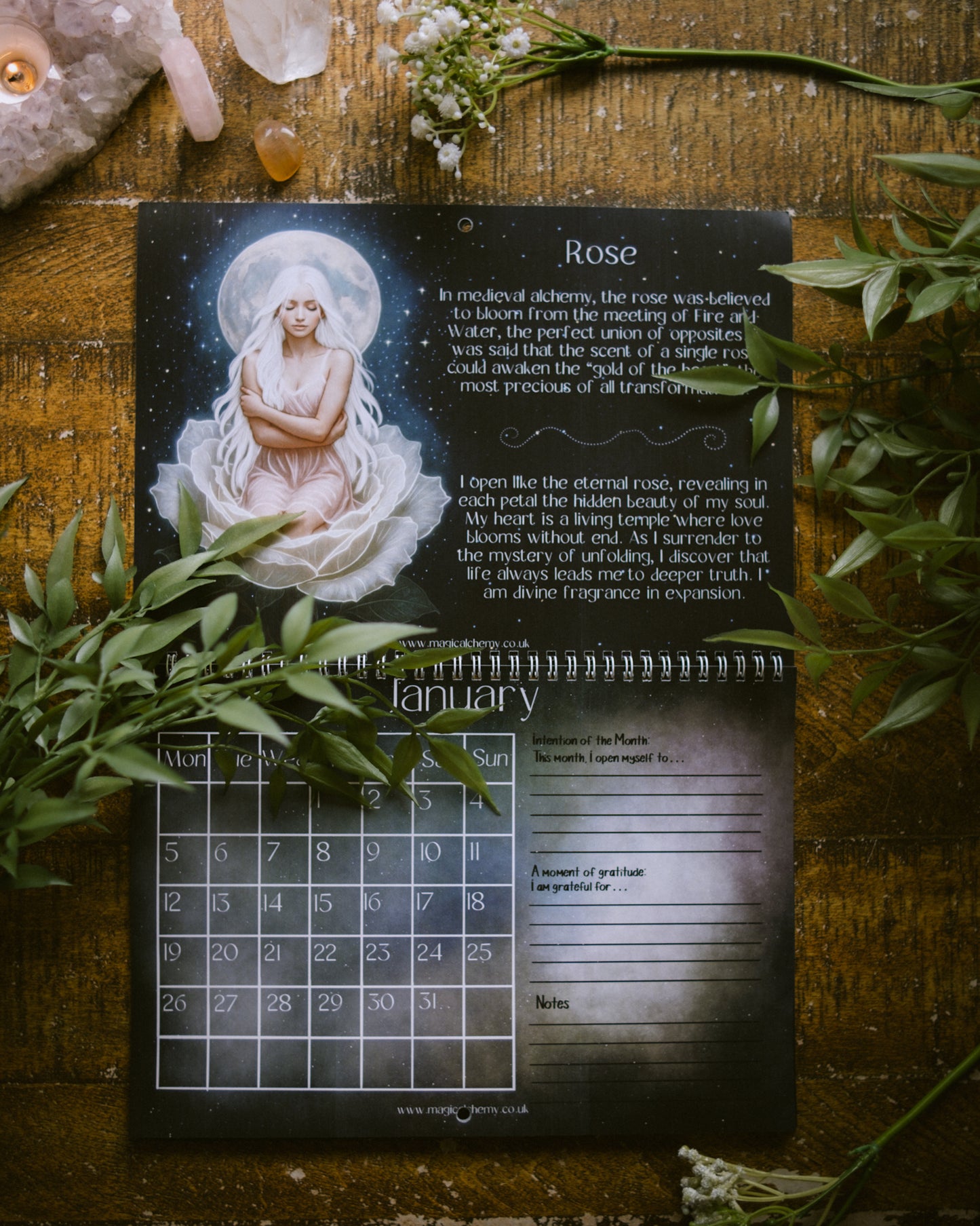 The Alchemical Garden 2026 A4 Calendar