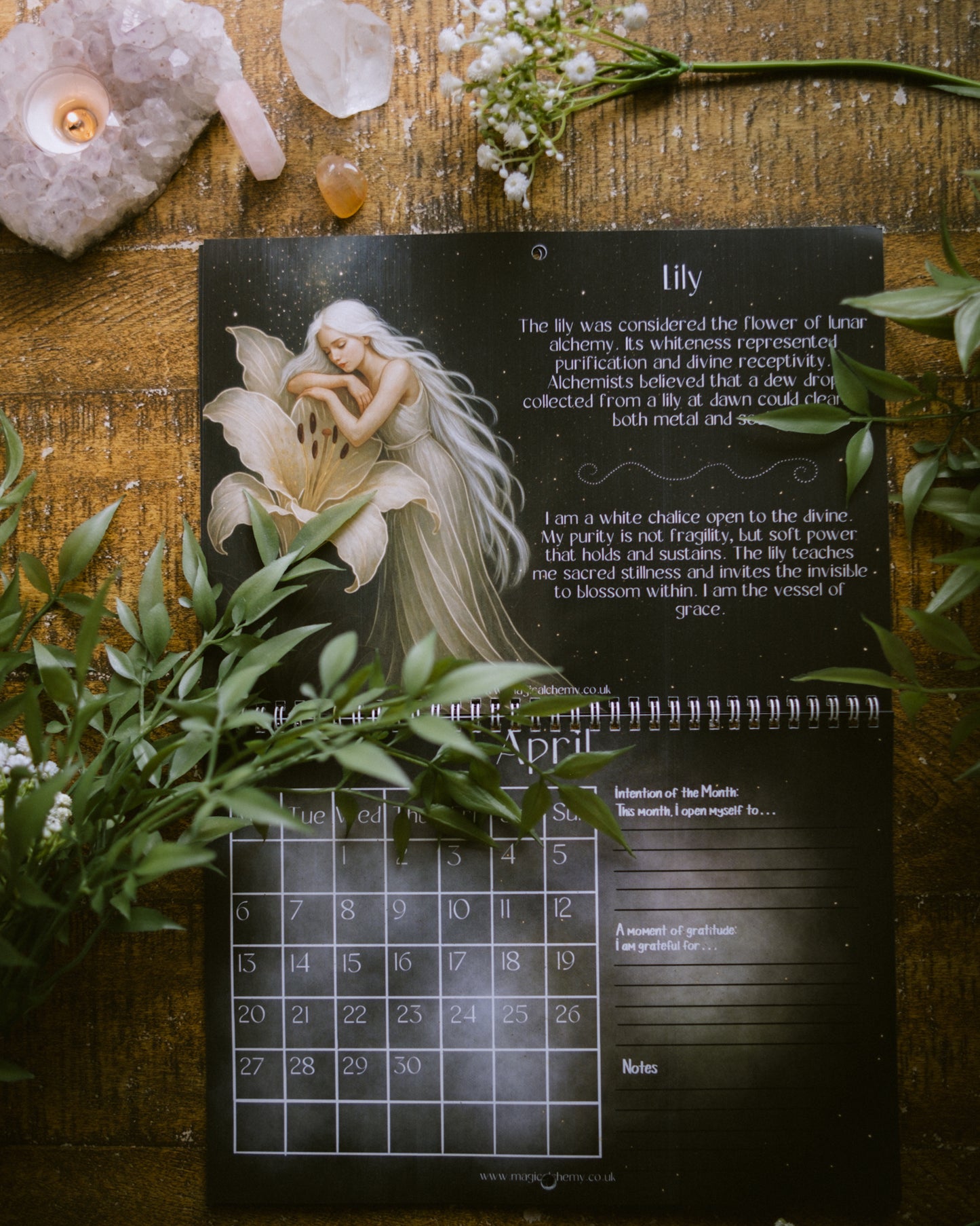 The Alchemical Garden 2026 A4 Calendar