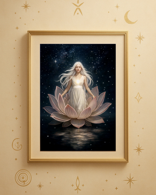 Alchemical Garden - Lotus - Art Print